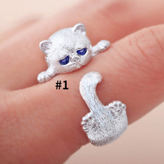 cute, Jewelry, 925 silver rings, Dogs