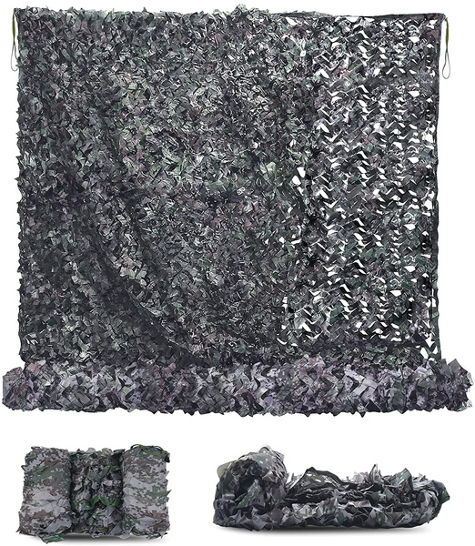 Camo Net Camouflage Netting 10 x 10ft, 10 x 20ft Oxford Fabric