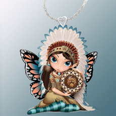 Sterling, cute, Jewelry, wingnecklace