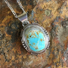 Sterling, Mountain, Turquoise, Jewelry