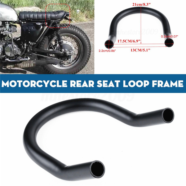 Motorcycle 7/8" Rear Seat Loop Frame Hoop Tracker End For Cafe Racer ...