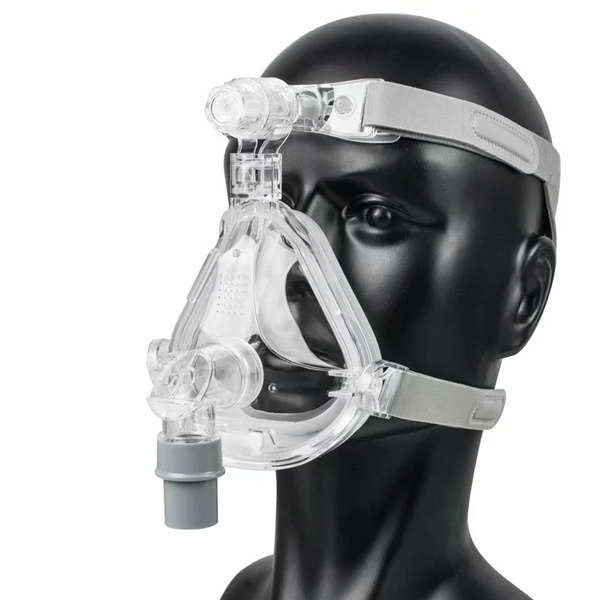 2021 Silica Gel Full Face Mask CPAP Auto nasal mask for Sleep Apnea