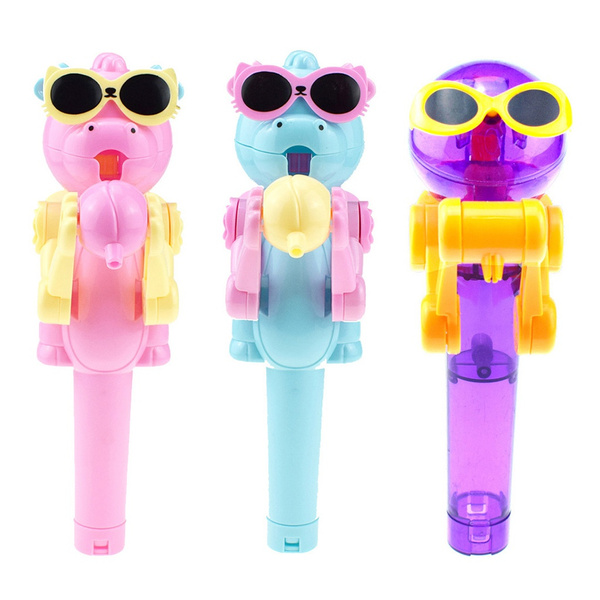 Creative Kids Eating Lollipops Robot Lollipop Candy Stand Holder 