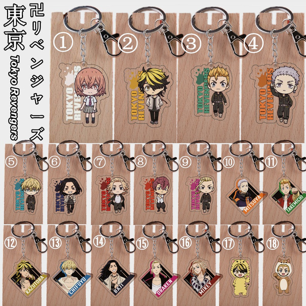 New] Atsushi Sendo (Akkun) Chibi Character Illustration Acrylic Key Holder  Tokyo Revengers x Tobu-dobutsu-koen, Goods / Accessories