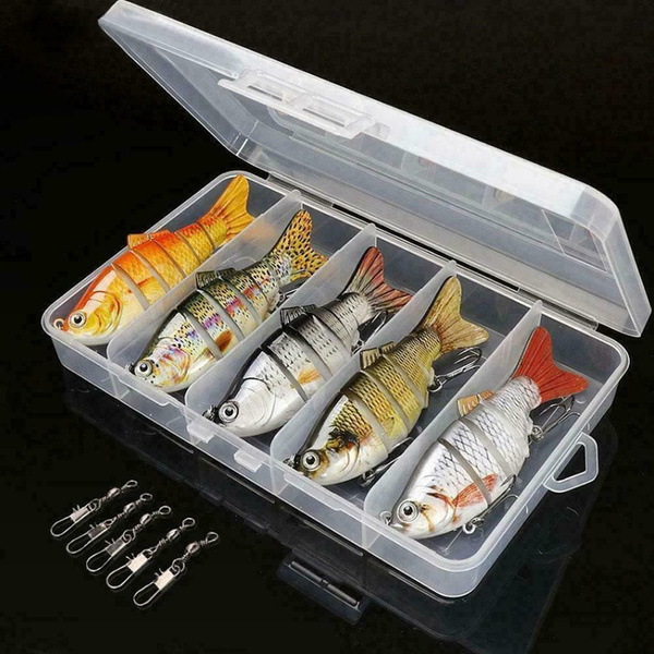 5Pcs/box Bionic Swimming Lure Suitable For All Kinds Of Jointed Bait Multi  Fish