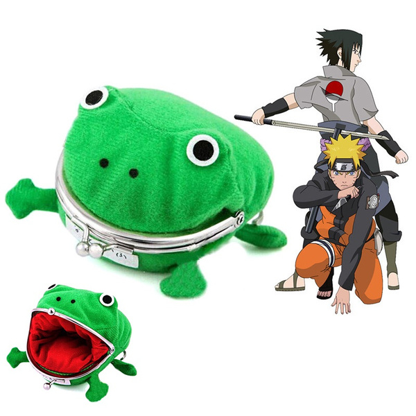 Anime Naruto Frog Wallet Plush Cute Uzumaki Purse Toy Cosplay Gifts Wish