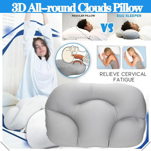 Foam Particles Multi-Functional 3D Shape Soft Pillow Sleep Pillows