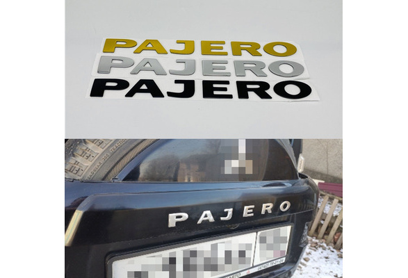 530*43mm Front Hood Logo Emblem Badge Nameplate For Pajero Montero Sport  Suv Pajerosport