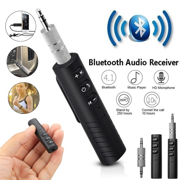 Wireless Bluetooth Audio Transmitter+Receiver 2 in 1 Bluetooth Adapter 3.5mm AUX 