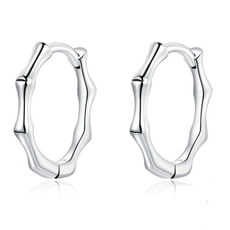 huggieearring, Sterling, Hoop Earring, Dangle Earring