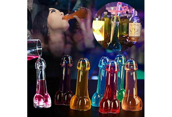 Penis Glass Bottle, Glass Mug Bottle, Penis Glass Cup, Penis Cocktails