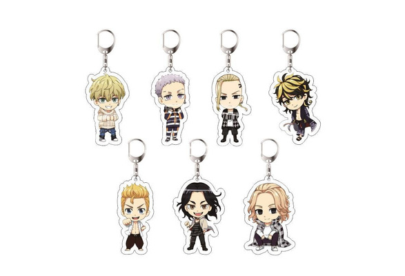 New] Atsushi Sendo (Akkun) Chibi Character Illustration Acrylic Key Holder  Tokyo Revengers x Tobu-dobutsu-koen, Goods / Accessories