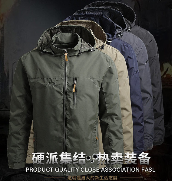 Mens stylish cheap waterproof jacket