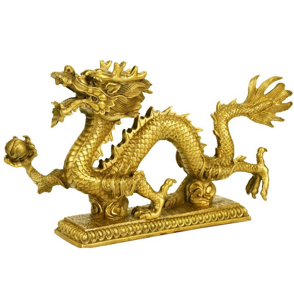 Pure Copper Dragon Decoration, Study Office, Home Decoration, Urging