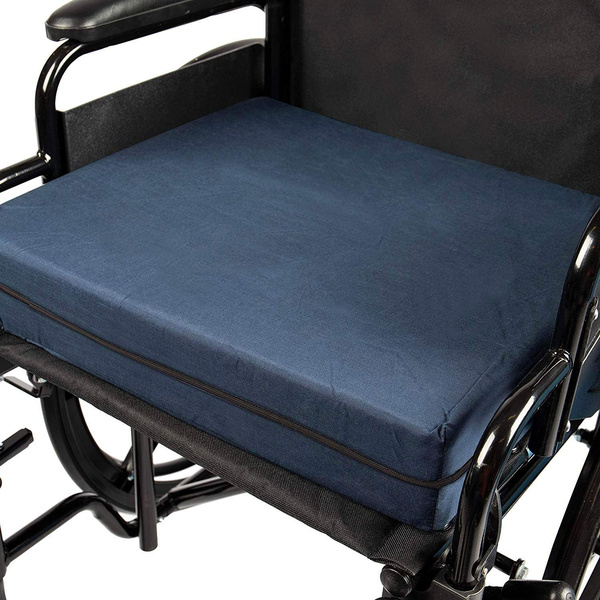 Pressure Reducing Cushion for Wheelchairs - Navy Blue