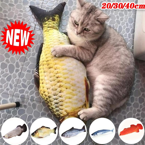 lifelike fish cat toy