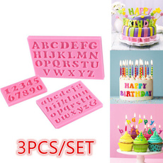 lettermold, fondantmold, Silicone, biscuit