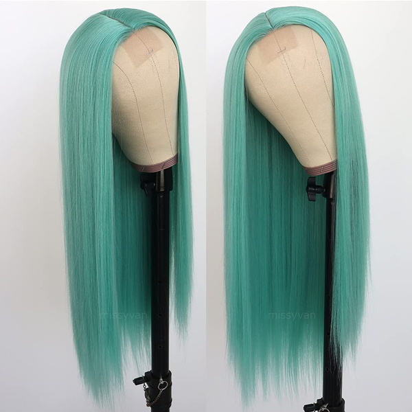 Blue wig outlet natural