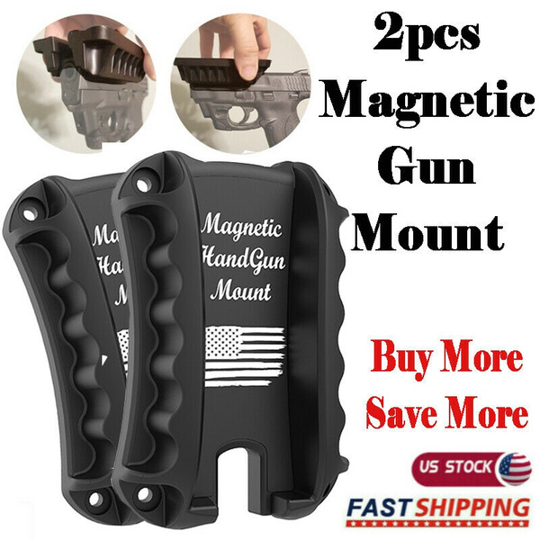 2-Pack Quickdraw Gun Magnet & Magnetic Gun Mount - Holster - Concealed ...