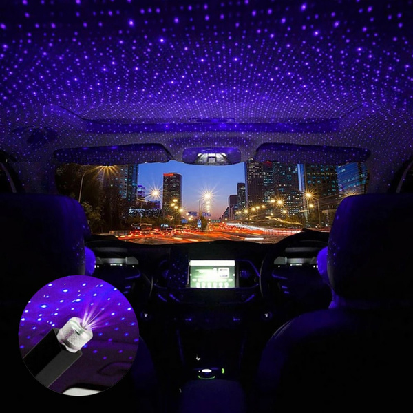 Car Roof Star Light Interior LED Starry Laser Atmosphere Ambient Projector USB 