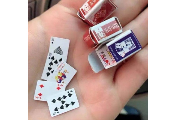 Best Sale ! Poker Cards Mini Miniature Outdoor Pocket Poker Card Deck 