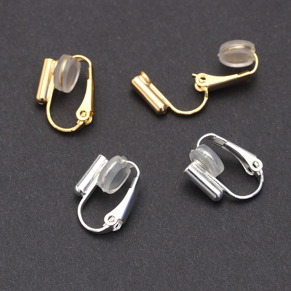 SOFEA 1 Pair Clip-On Earring Converters - Turn Stud Earrings Into Clip-Ons, No Piercing Needed - View #4