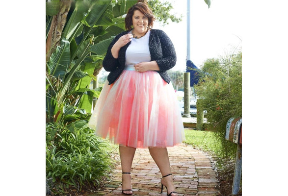 Plus size 2024 tutu rok