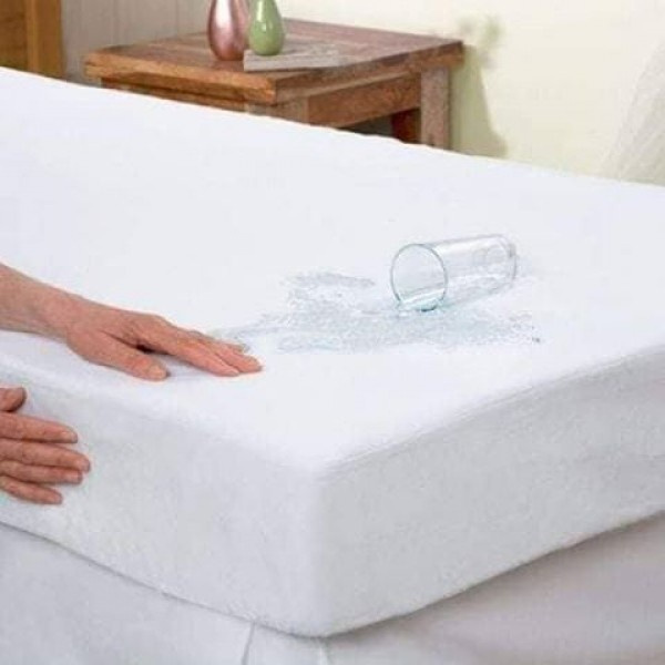 Super king Waterproof Terry Towel  Mattress Protector Sizes Single Double King 