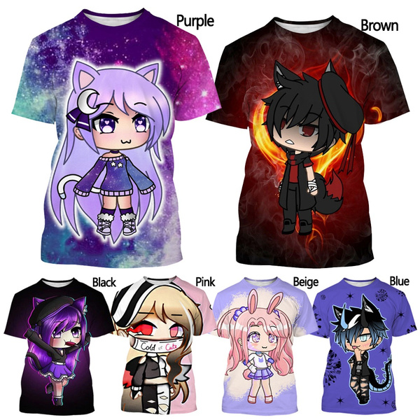 Shirts Prints Gacha Life, Gacha Life Shirts Women