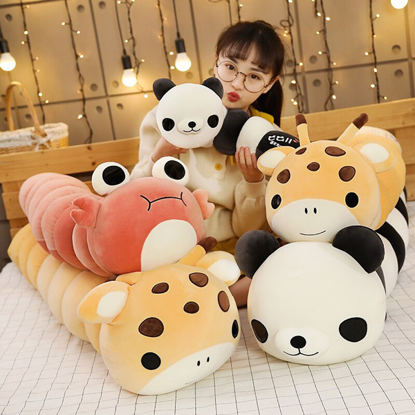 cute a long peluche insect transform panda plush toy juguete pillow stuffed  animals peluches grandes