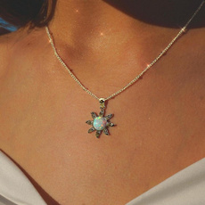Beautiful, Jewelry, Chain, flower necklace