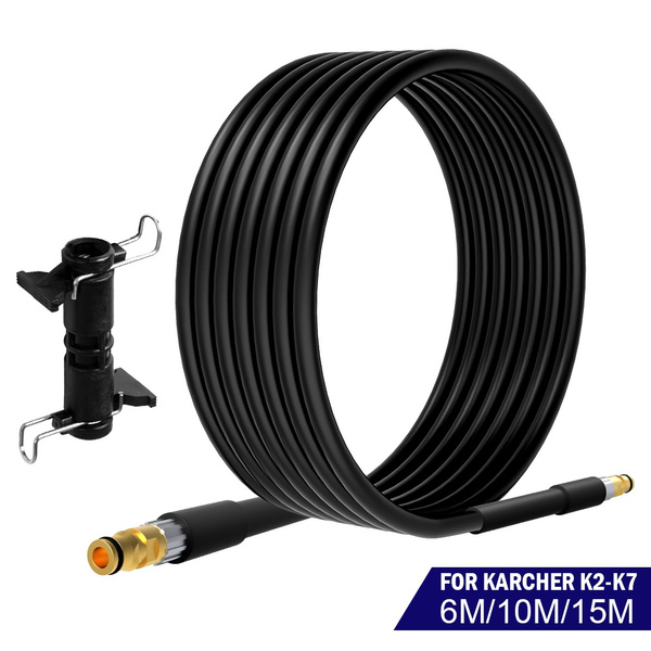 K7 6-15M High Pressure Washer Extension Hose Water Clean Pipe for Karcher K2
