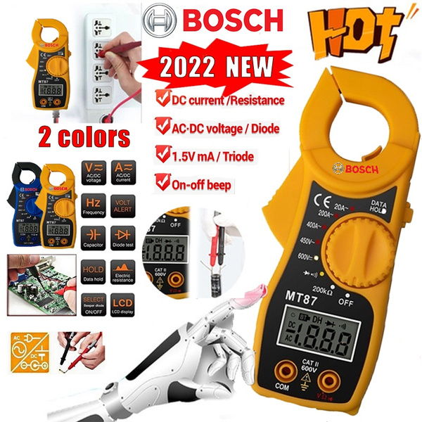 2022 NEW BOSCH Professional Tool Portable LCD Digital Clamp Ammeter Multimeter AC DC Voltage Diode Tester Current Resistance Meter Multitester