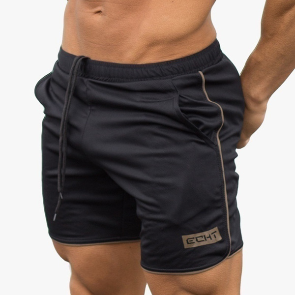 New summer men's casual sports fitness jogging shorts hip hop fashion ...