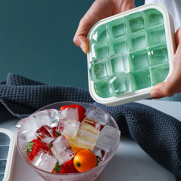 Silicone Ice Cube Trays Lids  Kitchen Silicone Ice Cube Tray