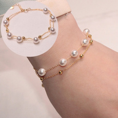Charm Bracelet, Beaded Bracelets, Pearl Bracelet, pearls