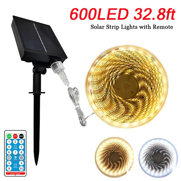 Curated visual reference: Fresh Look at 8 Modes Remote Control Solar Leds Strip Light 5M 300