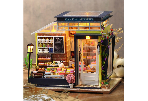 Bake Shop DIY Miniature Dollhouse Kit