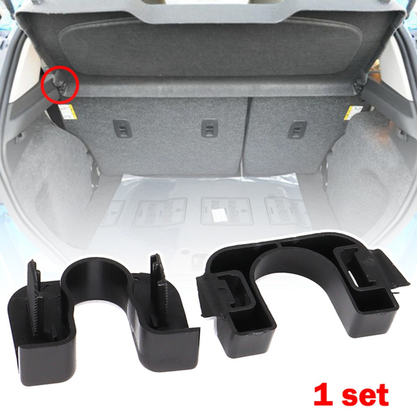 ZEALfix Set of 2 Parcel Shelf Clips Suitable for Focus MK3 015532109E Black  Rear Luggage Attachment Compatible with F ord Fiesta Focus B-Max C-Max C3