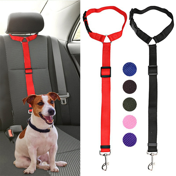 Pet Universal Safety Adjustable Car Seat Belt Harness Leash Travel