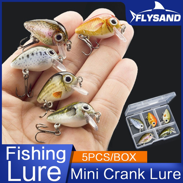 NEW Crankbaits Cute Set Micro Hard Bait Ultralight Fishing Pesca Artificial  Baits Mini Searchng Lure for Bass Crappie Sunfish Pike Trout Tiny Bait
