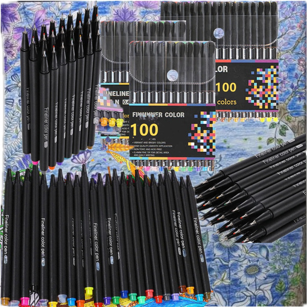 Fineliner Pen Set 12/24/36/48 60 Colors 0.4mm Micron Liner Marker Pen Color  Drawing Sketch Art Fine Liner Pen Set