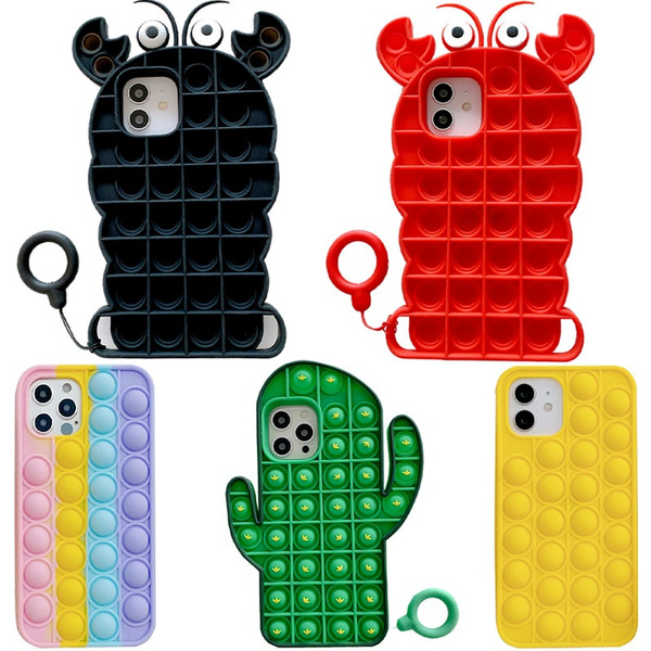 Relive Stress Pop Fidget Toys Push It Bubble Silicone Case For Iphone 12 11 Pro Max Xr Xs Max X 7 8 Plus Se 2 12 Mini Case Cover Wish Relive Stress Pop Fidget Toys Push It Bubble Silicone Case For Iphone 12 11 Pro Max Xr Xs Max X 7 8 Plus Se 2 12 Mini Case Cover Wish