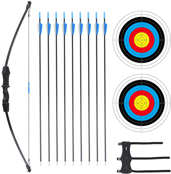 Takedown Bow and Arrow Set  Archery Game Practice Target Hunting Bow Kit w Arrow 
