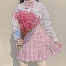 pink, School Uniforms, dressstudent, plaid
