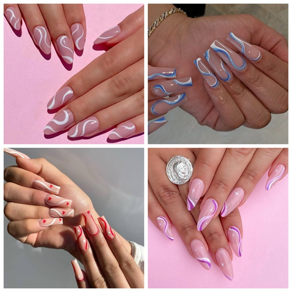 20 top Simple Wave Nail Art ideas in 2024