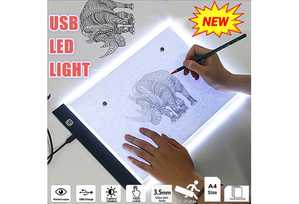 LED A3/A4/A5 Graphic Tablet Light Pad Digital Tablet Copyboard with 3-level  Adjustable Brightness for Tracing Drawing Copying Viewing DIY Art Craft Diamond  Painting Supplies