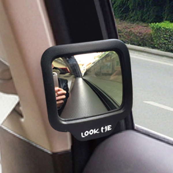 270 Degrees Wide Angle Car Rear Magnet Mirror Car Auxiliary Rearview Mirror  Eliminate Blind Point For Car Safety