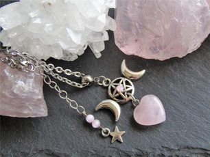 wiccan, quartz, Jewelry, witchcraft