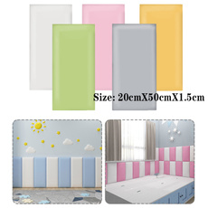 PVC wall stickers, foamwallpaper, wallcushion, Home & Living